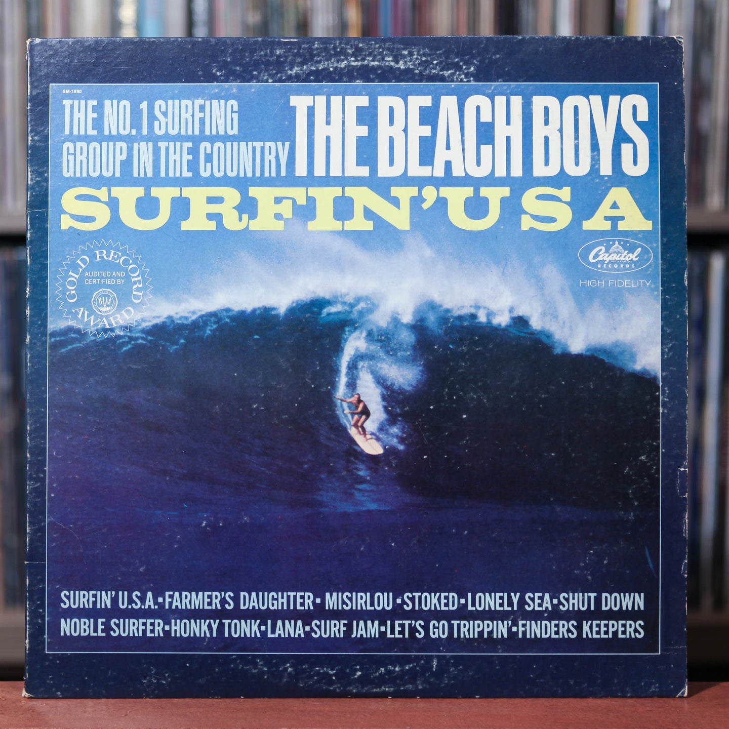 Beach Boys - Surfin' USA - 1976 Capitol, VG+/EX