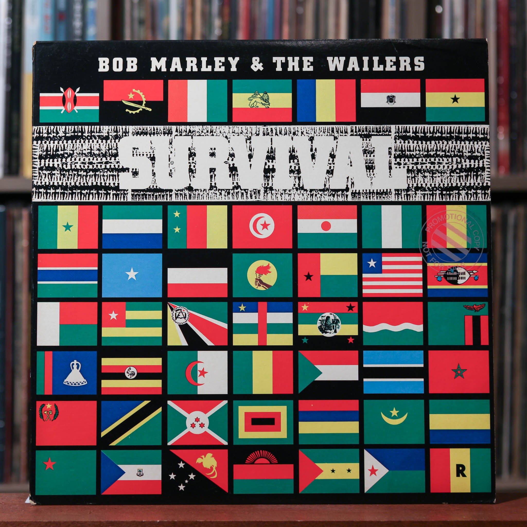 Bob Marley & The Wailers - Survival - PROMO W/ POSTER 1979 Island Reco