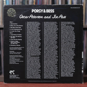Oscar Peterson And Joe Pass - Porgy & Bess - 1976 Pablo, VG/EX