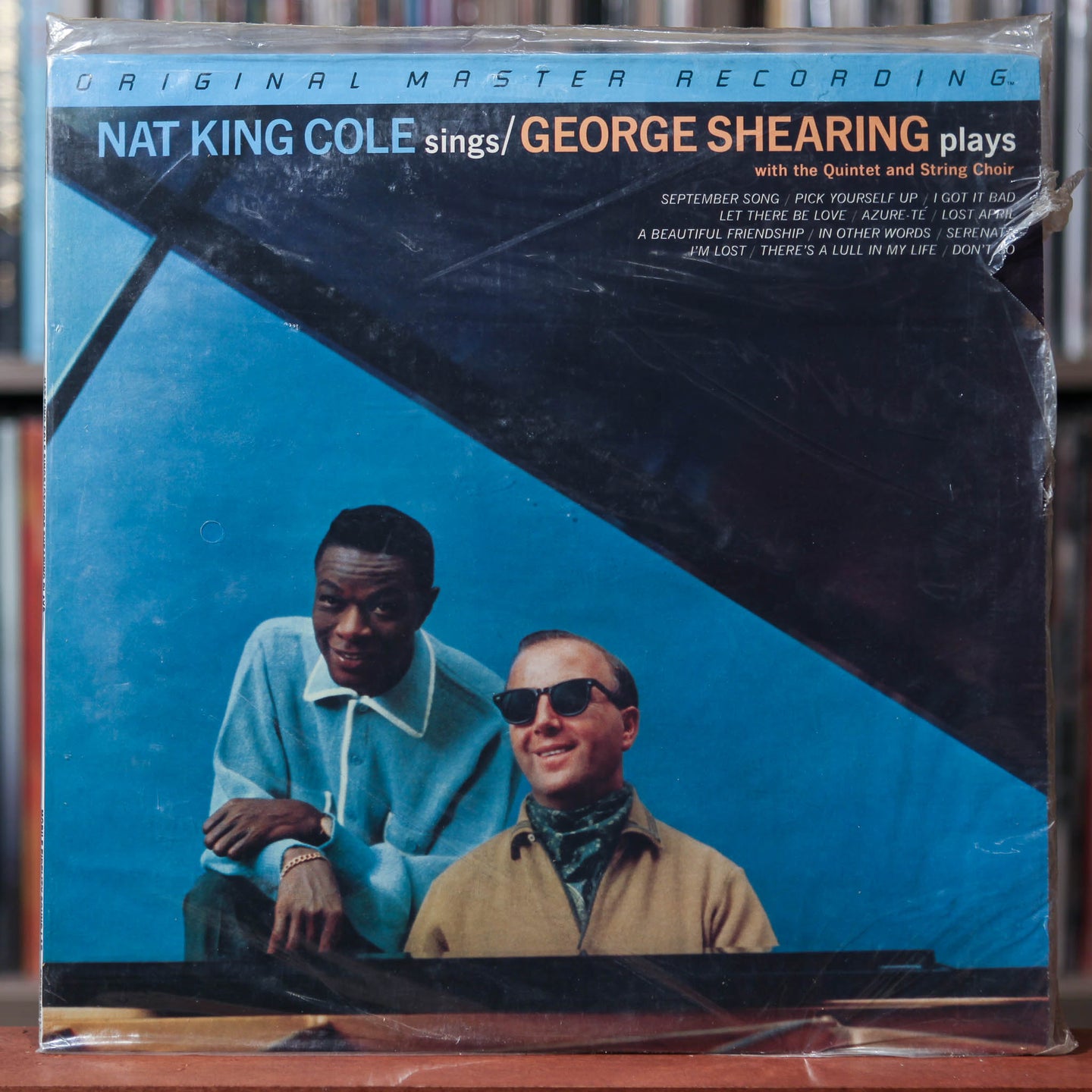 Nat King Cole & George Shearing - Nat King Cole Sings/George Shearing Plays - MFSL 1-081 - 1980 Mobile Fidelity Sound Lab, SEALED