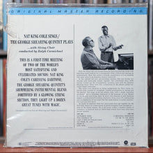 Load image into Gallery viewer, Nat King Cole &amp; George Shearing - Nat King Cole Sings/George Shearing Plays - MFSL 1-081 - 1980 Mobile Fidelity Sound Lab, SEALED
