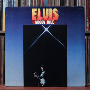 Elvis Presley - Moody Blue - BLUE VINYL - 1977 RCA, VG/VG+