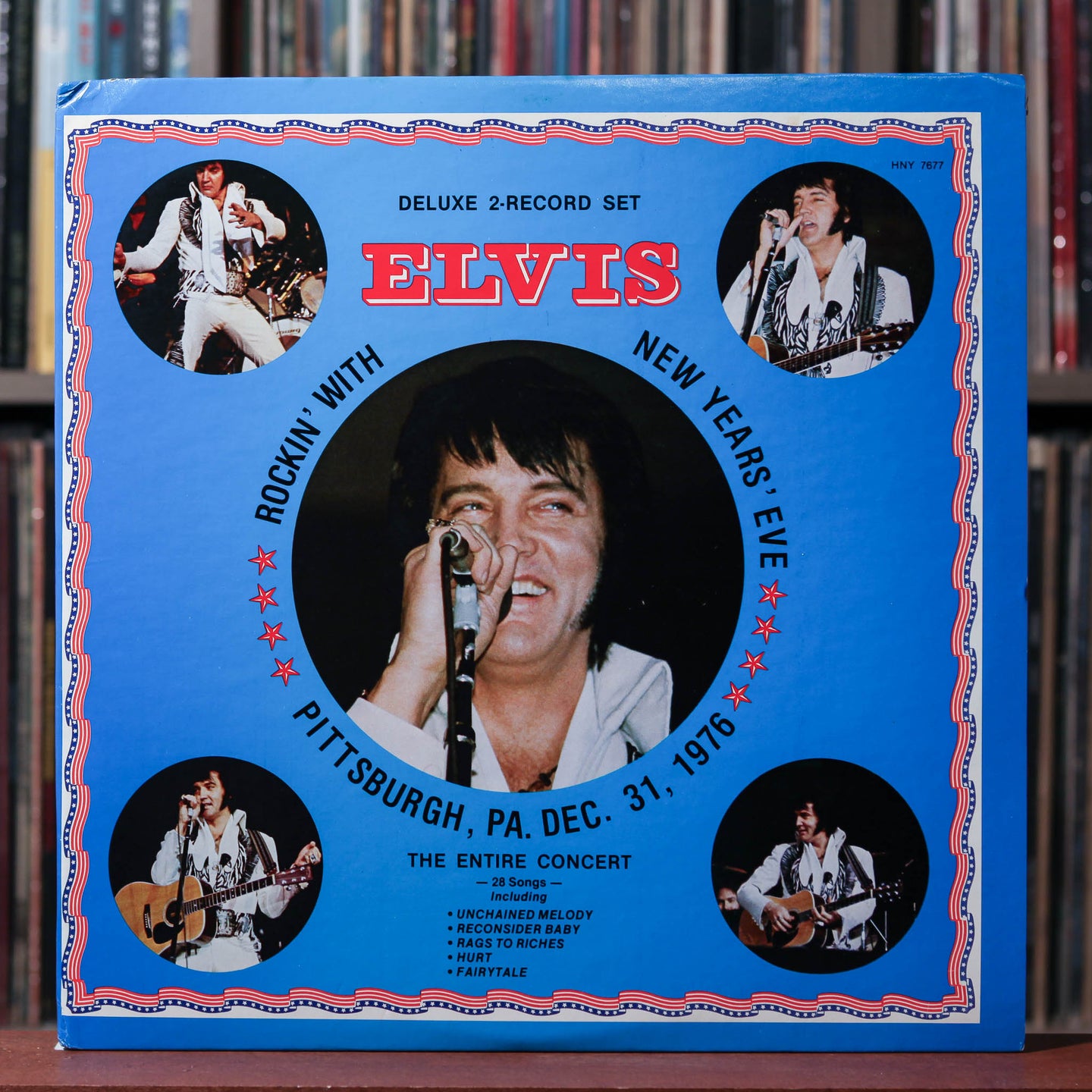 Elvis Presley - Rockin' With Elvis New Years' Eve - RARE - 2LP 1977 Spirit Of America Records, EX/NM