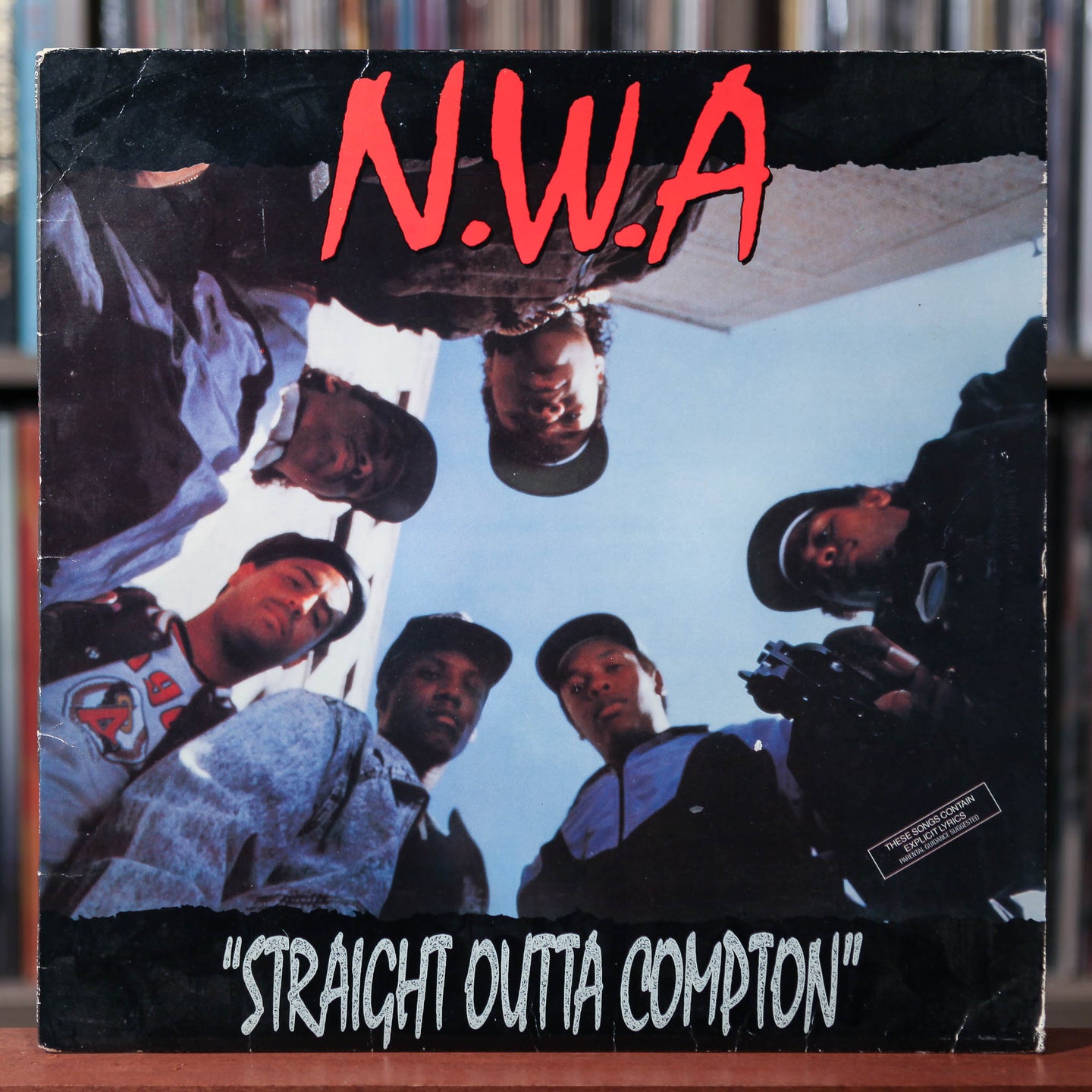 N.W.A. - Straight Outta Compton - 1988 Ruthless, Cover Only, VG w/ Shrink