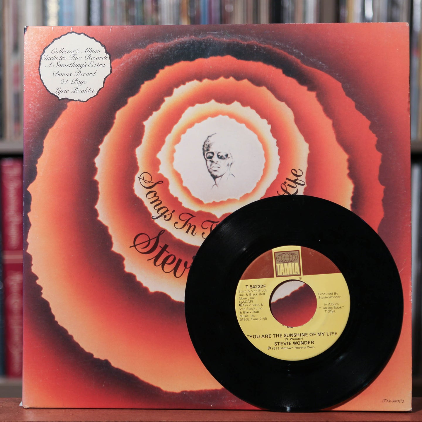 Stevie Wonder - Songs In The Key Of Life - 2LP - 1976 Tamla, VG+/EX w/ 7