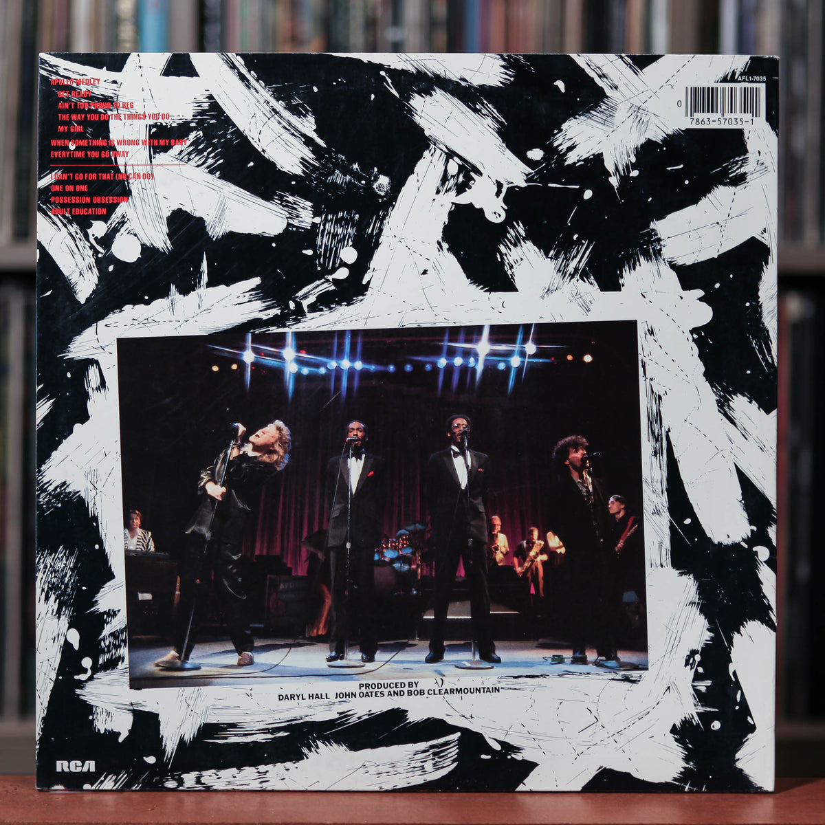 Hall and Oates - Live At The Apollo - 1985 RCA, VG+/EX