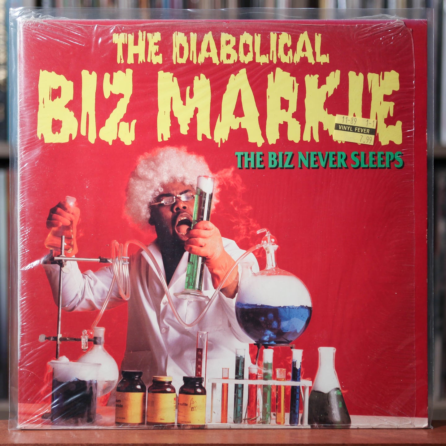 The Diabolical Biz Markie - The Biz Never Sleeps - 1989 Cold Chillin', VG+/VG+