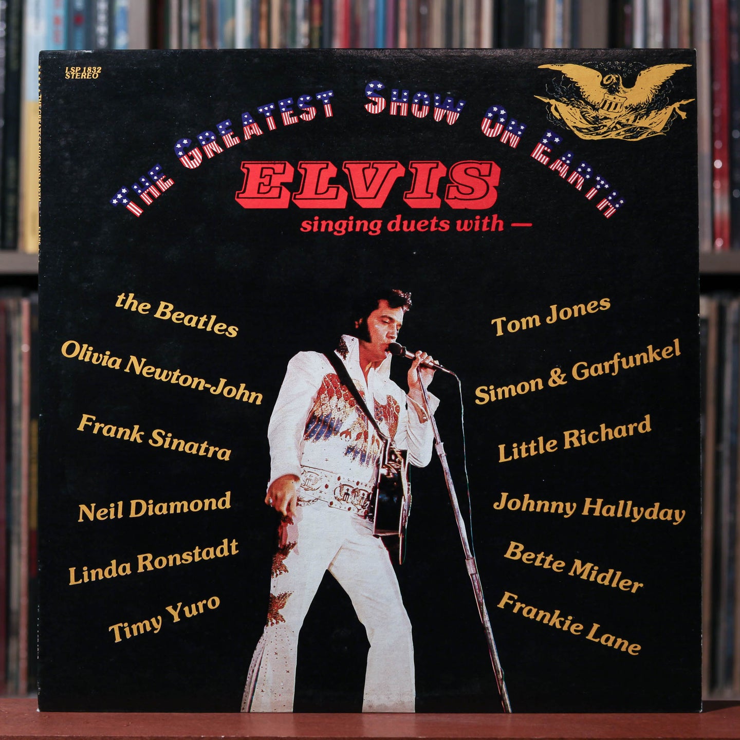 Elvis Presley - Cadillac Elvis - RARE - TRANS GREEN VINYL 1978 Eagle Records, NM/NM