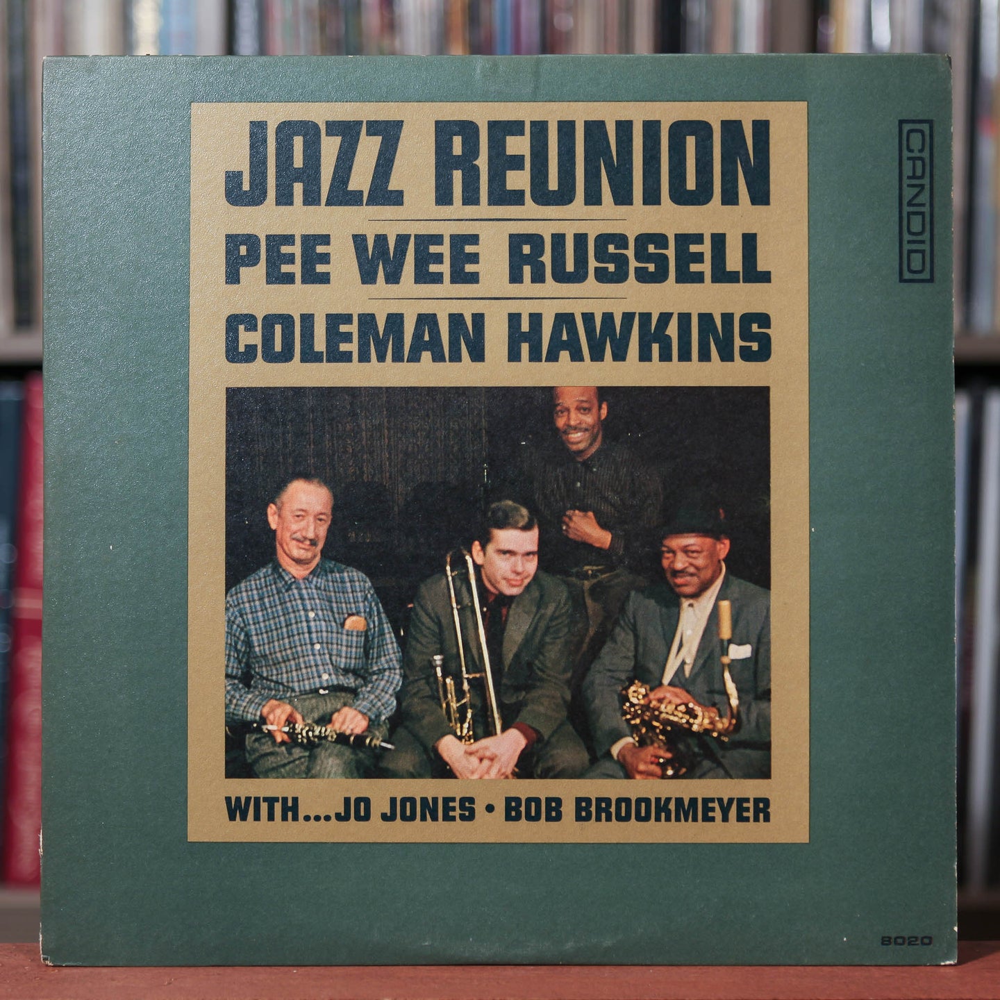 Pee Wee Russell And Coleman Hawkins - Jazz Reunion - 1961 Candid, EX/VG