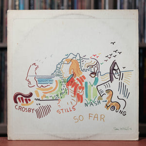 Crosby Stills Nash and Young - So Far - 1974 Atlantic, VG+/VG+