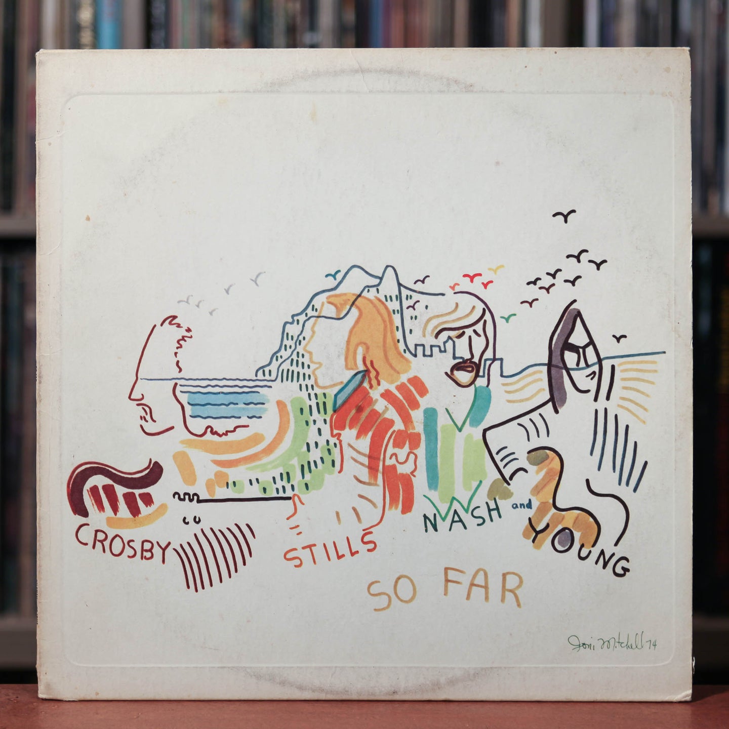 Crosby Stills Nash and Young - So Far - 1974 Atlantic, VG+/VG+