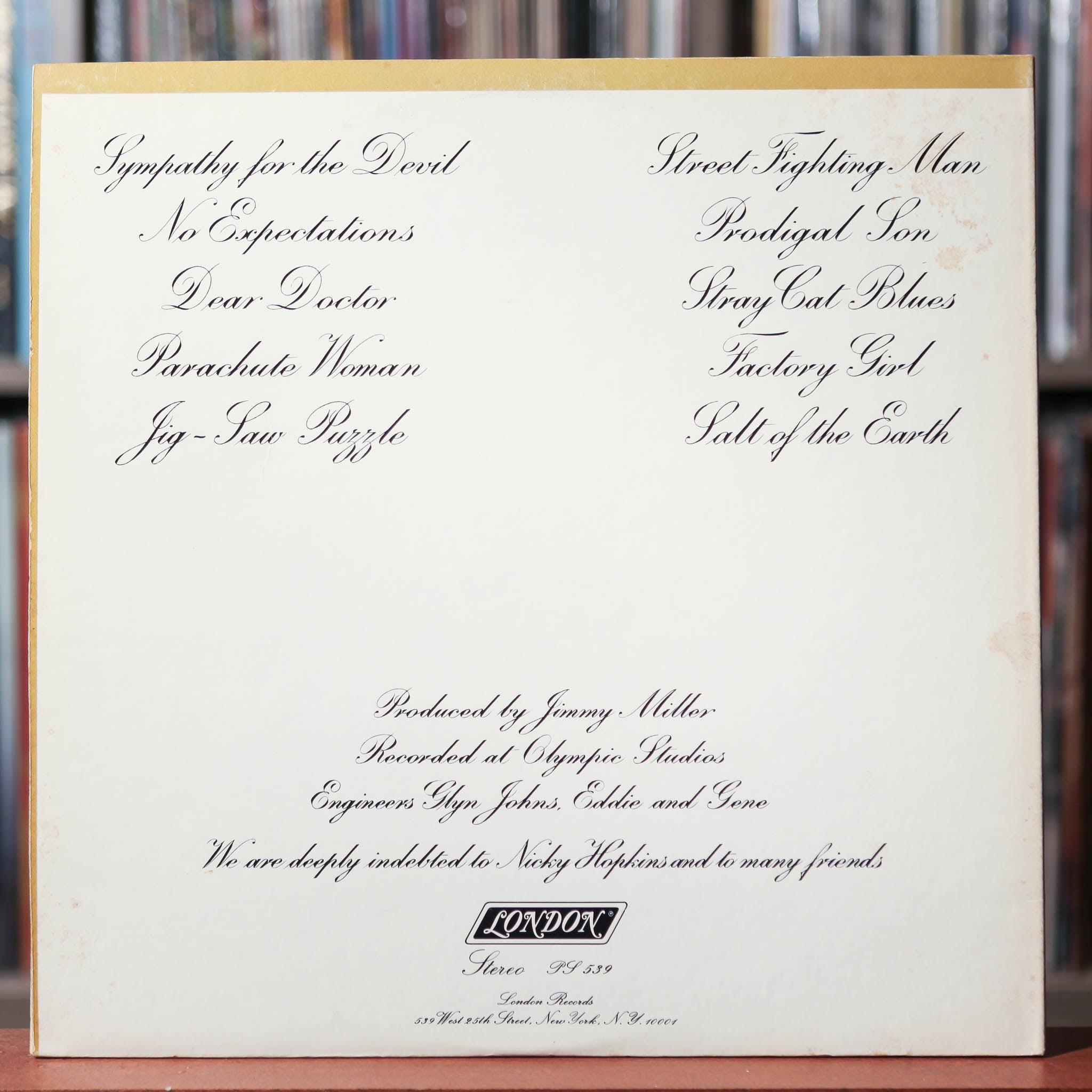 Rolling Stones/Beggars BanquetレコードLP1968 Rolling Stones - Beggars Banquet - 1968 London, EX/EX