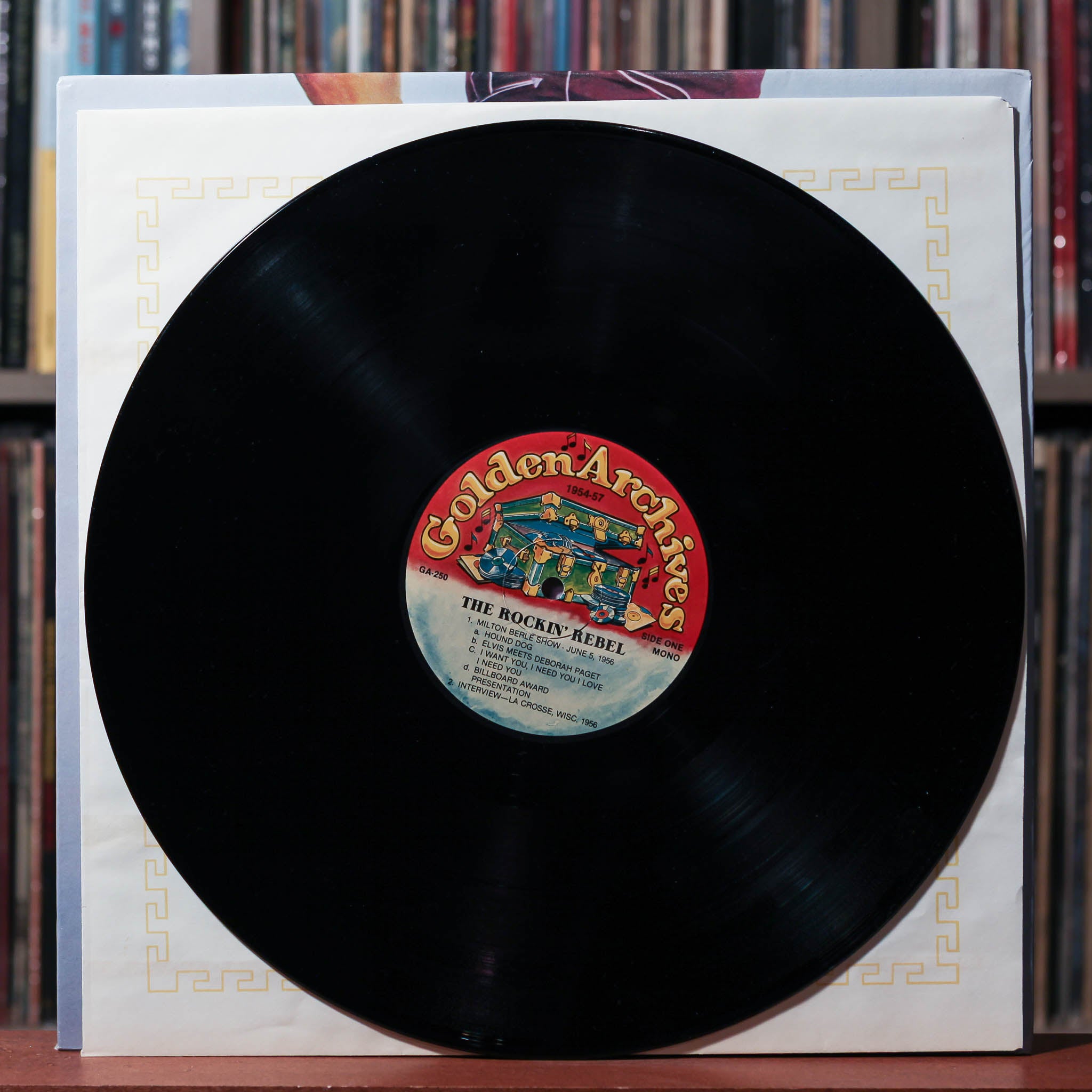 Elvis Presley - Elvis Presley - RARE - The Rockin' Rebel - 1978 Golden