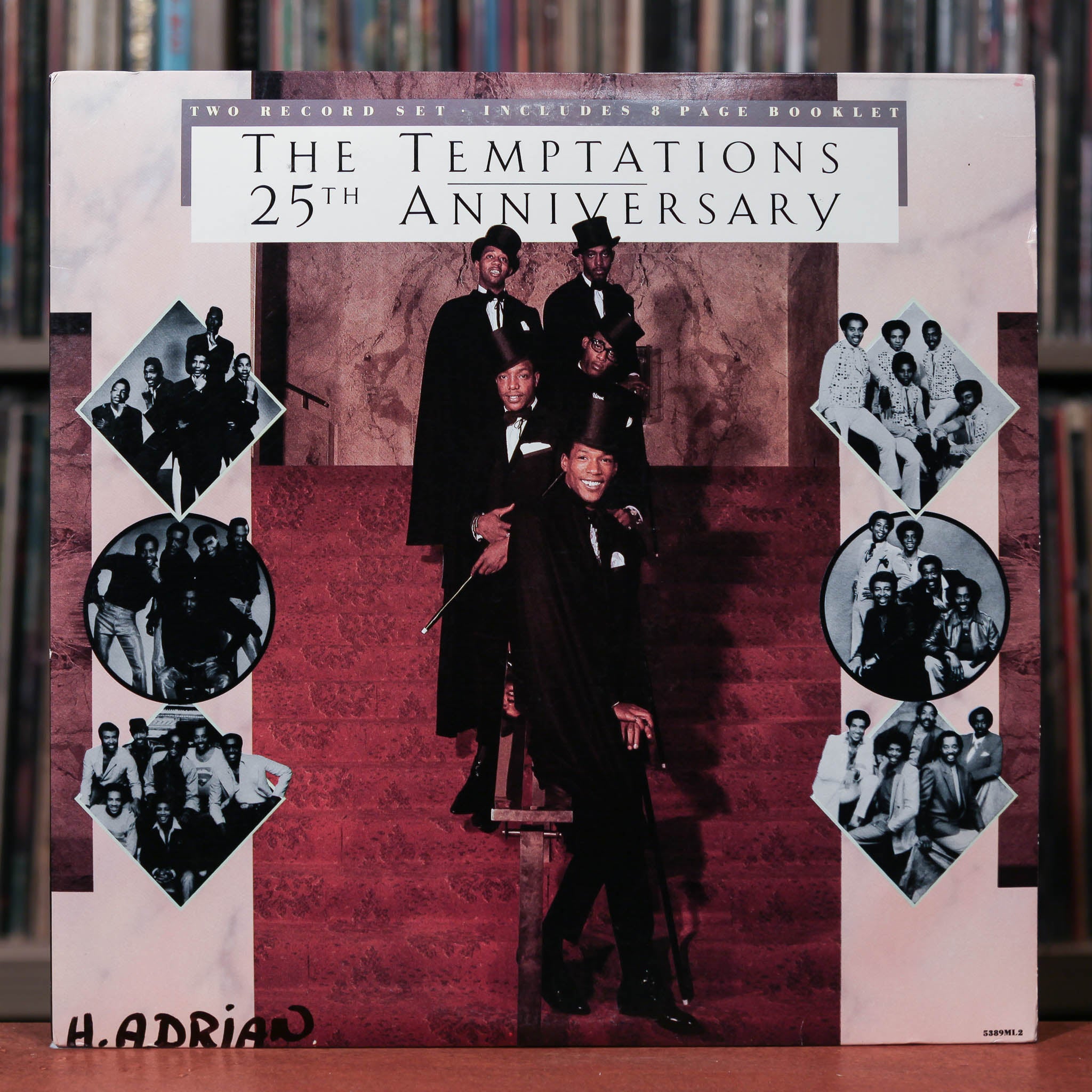 ラスト！PASSI /LES TENTATIONS レコード2LP未開封シールド The Temptations - 25th Anniversary - 1986 Motown, VG+/VG+
