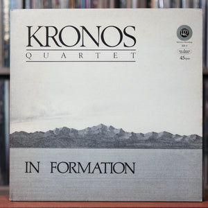 Kronos Quartet - In Formation - 1982 Reference Recordings, EX/EX