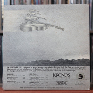Kronos Quartet - In Formation - 1982 Reference Recordings, EX/EX