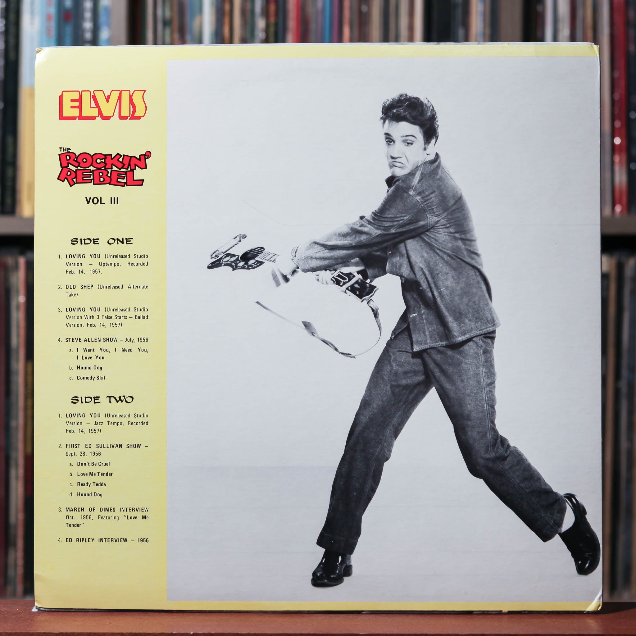 Elvis Presley - The Rockin' Rebel Vol. III - RARE - 1979 Golden Archiv
