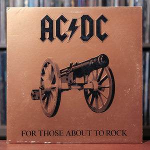 AC/DC - For Those About to Rock - 1981 Atlantic, VG/EX