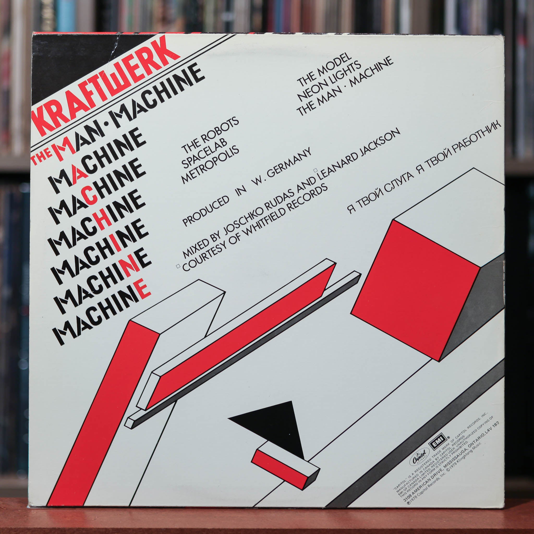 Kraftwerk - The Man-Machine - 1978 Capitol, VG+/VG
