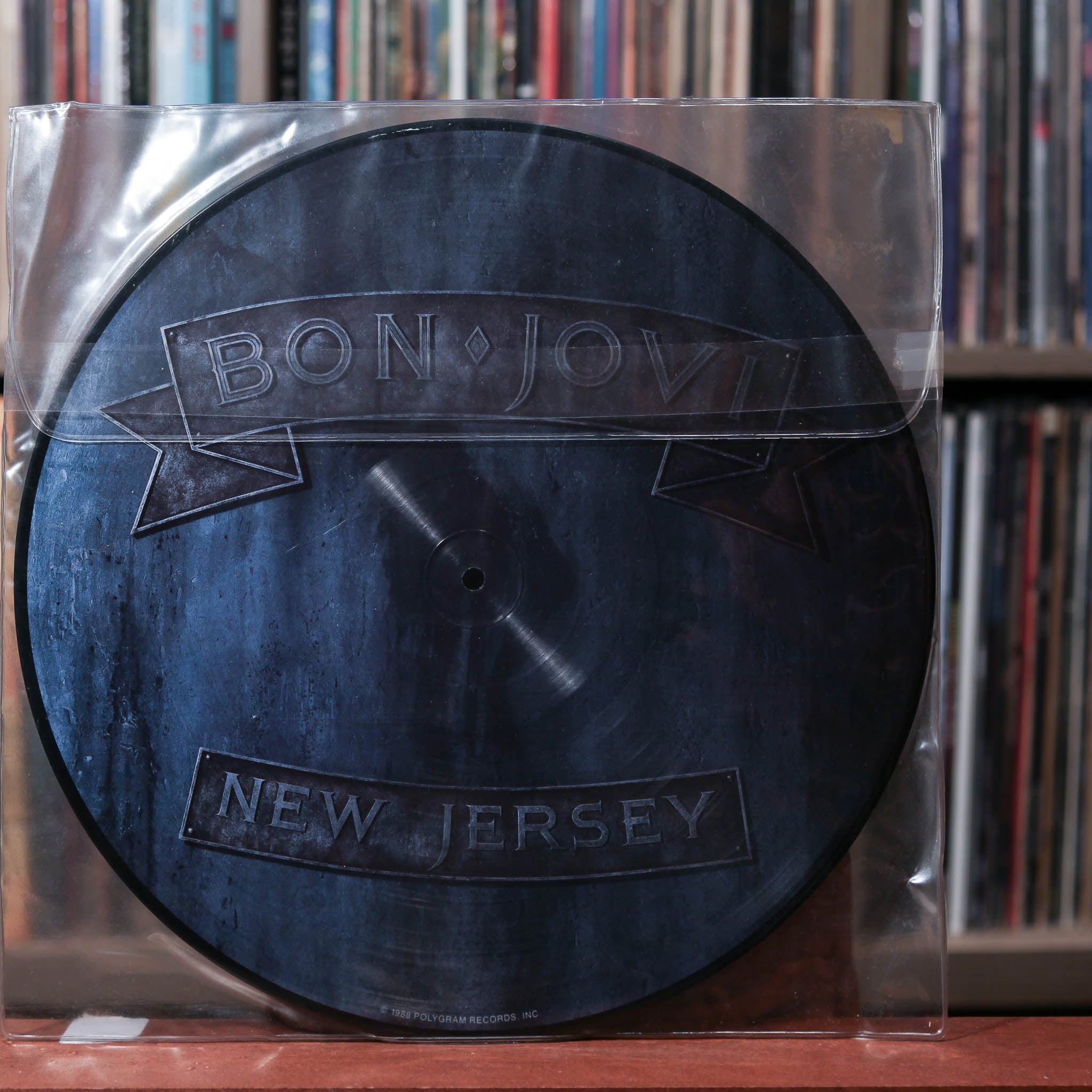 Bon Jovi - New Jersey - Picture Disc - 1988 Mercury, VG/VG