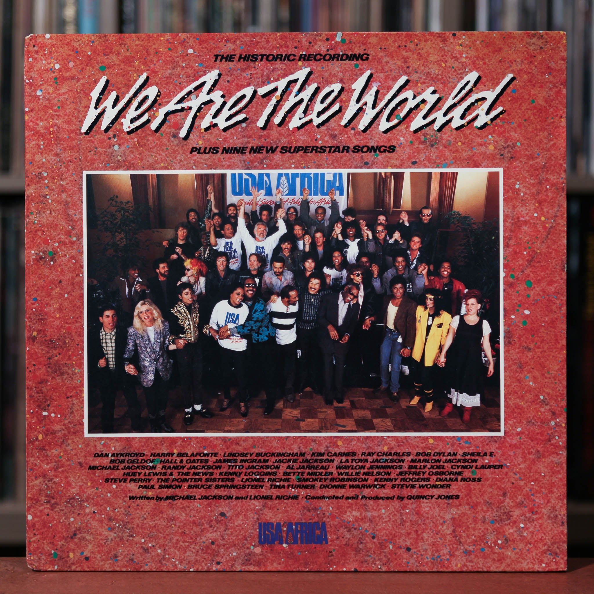 USA For Africa - We Are The World - 1985 Columbia, EX/EX