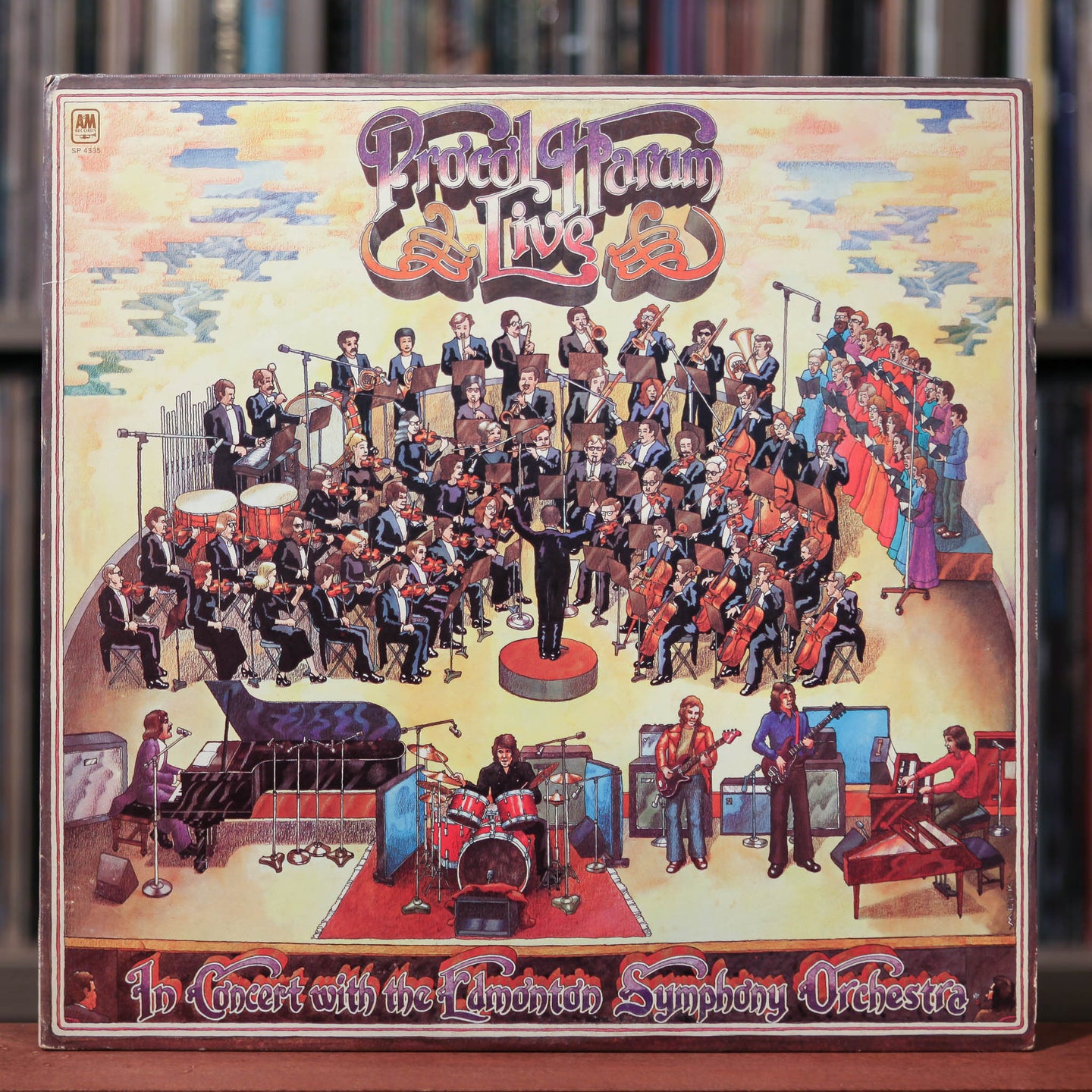 Procol Harum - Live, In Concert With The Edmonton Symphony Orchestra - 1972 A&M, VG+/VG