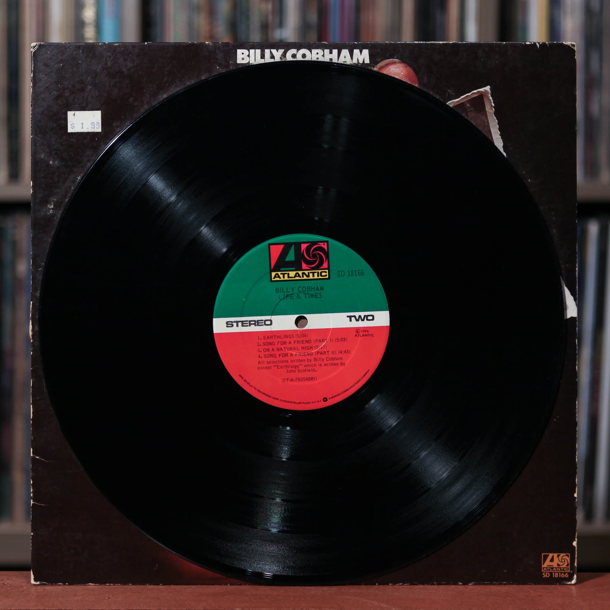 Billy Cobham - Life & Times - 1976 Atlantic, VG/VG