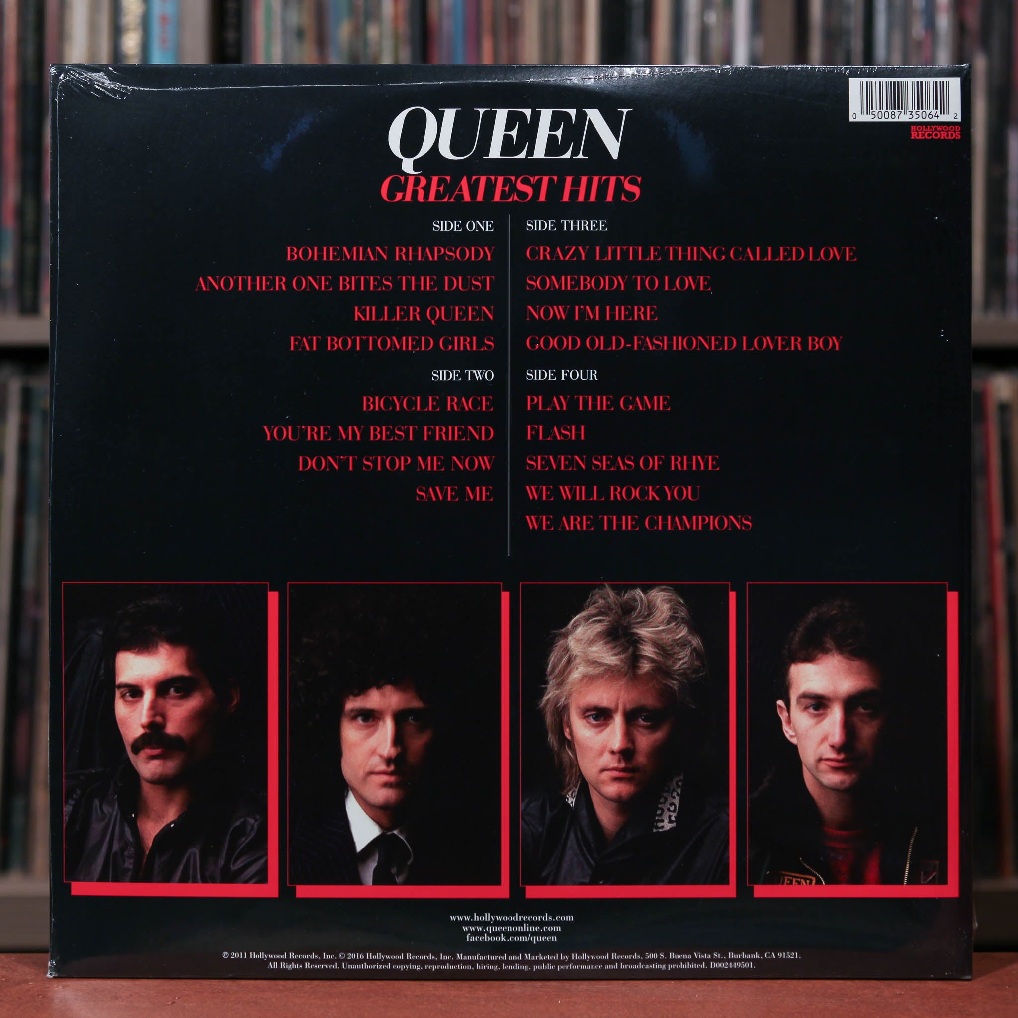 Queen - Greatest Hits - 2 LP - 2016 Hollywood Records, SEALED
