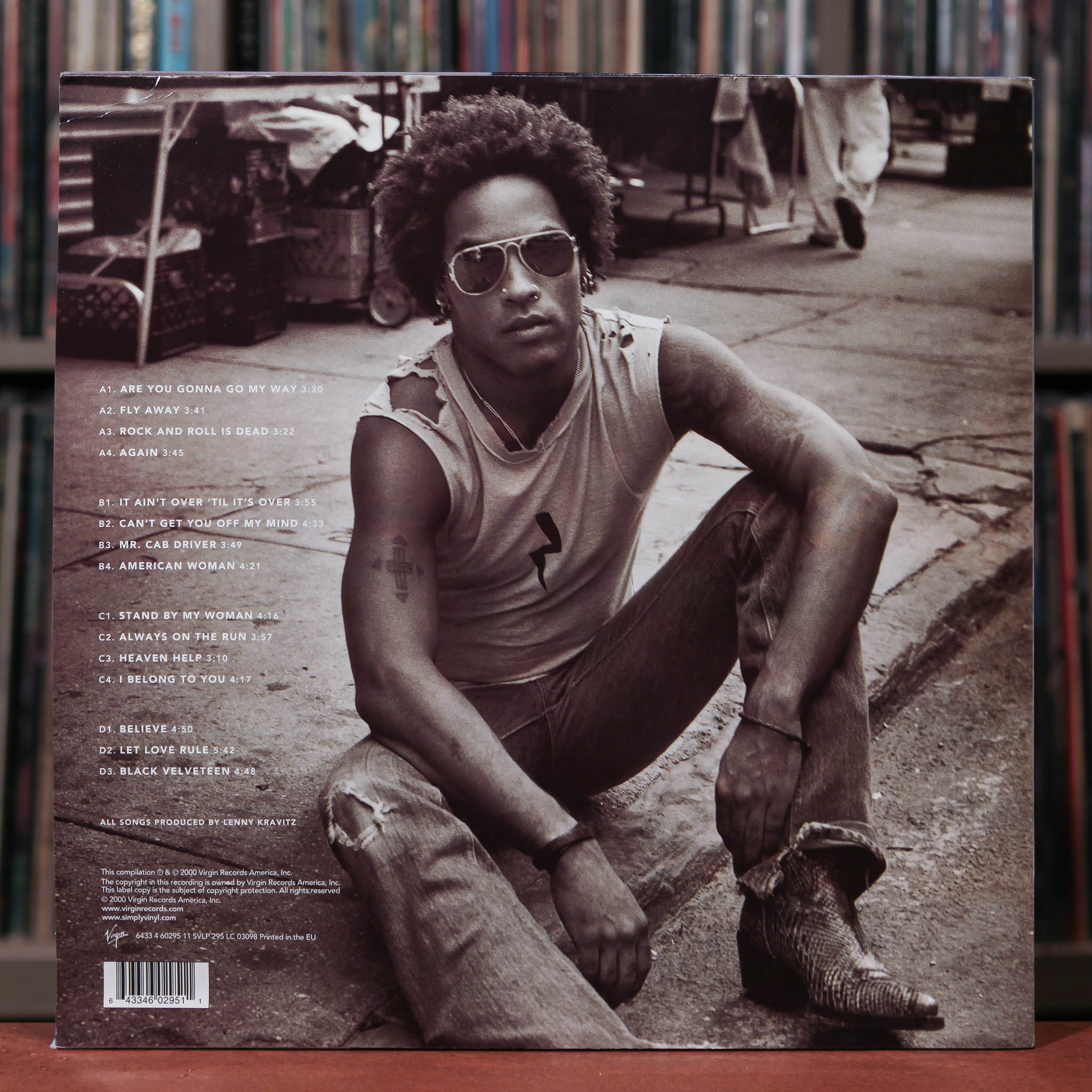 Lenny Kravitz - Greatest Hits 2LP UKオリジナル Lenny Kravitz