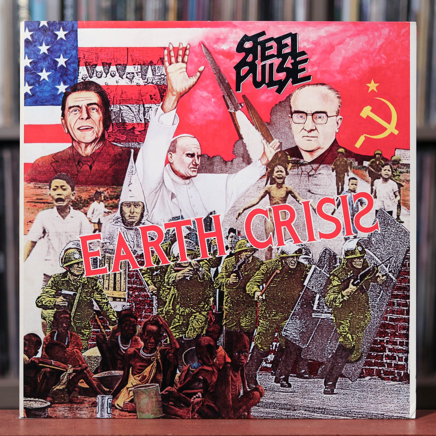 Steel Pulse - Earth Crisis - 1984 Elektra, EX/EX