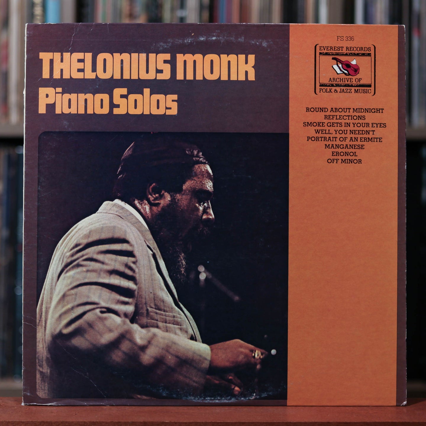 Thelonious Monk - Piano Solos - 1978  Everest Records, VG+/VG+
