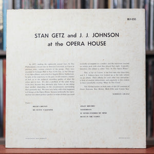 Stan Getz And J.J. Johnson - At The Opera House - 1957 Verve, VG/VG+