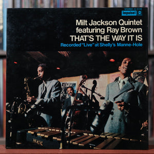 Milt Jackson Quintet Featuring Ray Brown - That's The Way It Is - 1970 Impulse!, VG+/VG