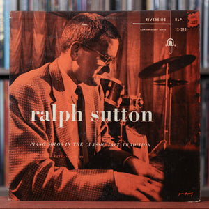 Ralph Sutton - Piano Solos In The Classic Jazz Tradition - 1956 Riverside, VG+/VG+