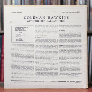 Coleman Hawkins With The Red Garland Trio - Self Titled - 1960 Prestige Swingville, VG+/VG+