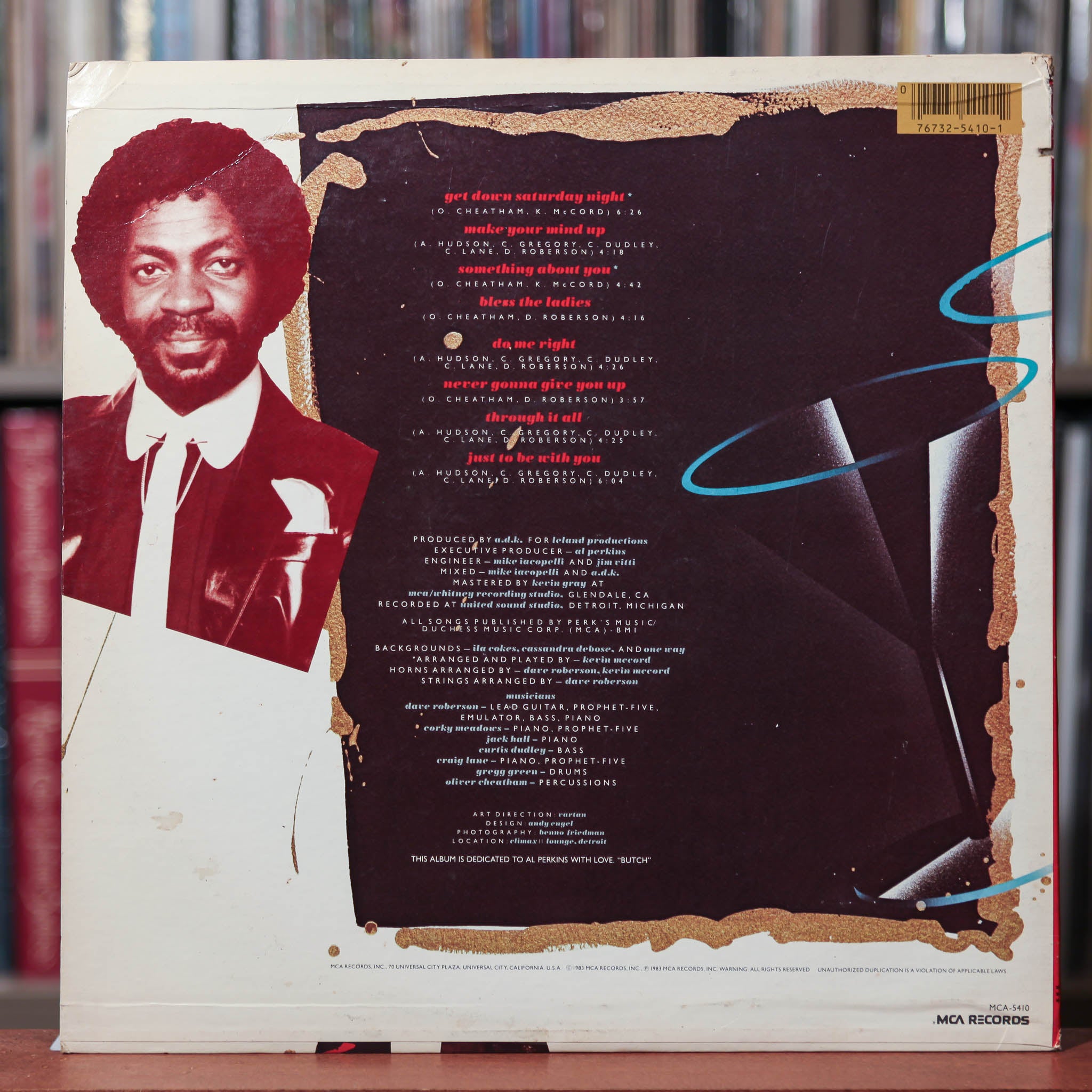 Oliver Cheatham - Saturday Night - 1983 MCA, VG+/VG+