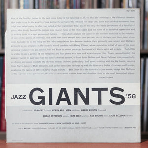 Stan Getz · Gerry Mulligan · Harry Edison, Louis Bellson And The Oscar Peterson Trio - Jazz Giants '58 - 1958 Verve, VG/VG+