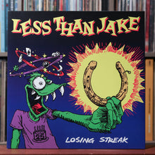 Load image into Gallery viewer, Less Than Jake - Losing Streak - 25th ANNIVERSARY RED &amp; WHITE VINYL 2021 Sleep It Off, EX/EX
