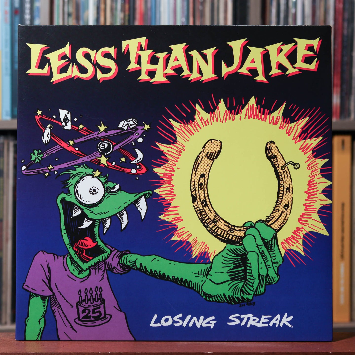 Less Than Jake - Losing Streak - 25th ANNIVERSARY RED & WHITE VINYL 2021 Sleep It Off, EX/EX