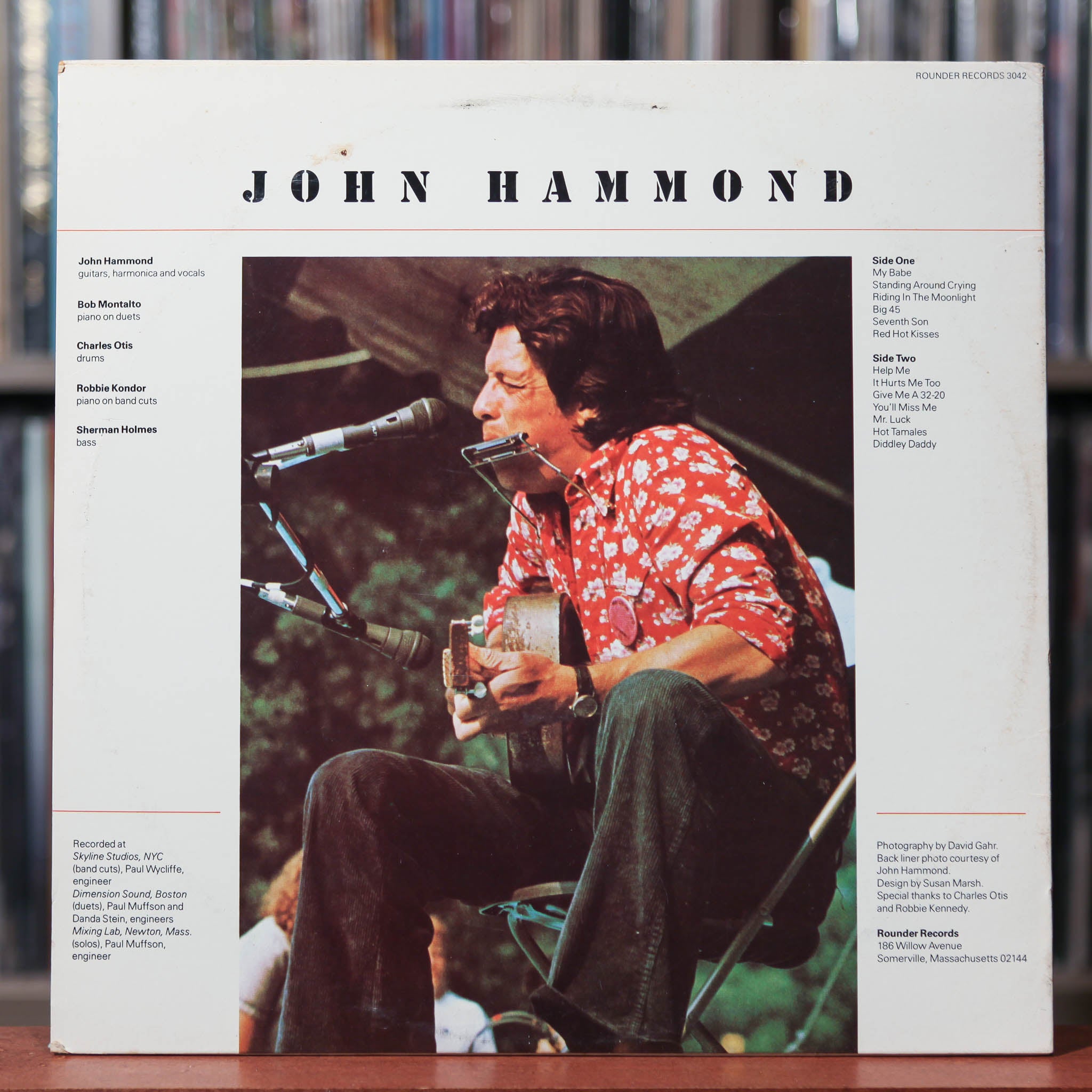 John Hammond - Mileage - 1980 Rounder Records, VG+/EX
