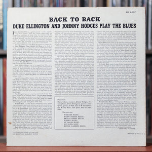 Duke Ellington & Johnny Hodges - Back To Back - 1960 Verve VG+/VG+