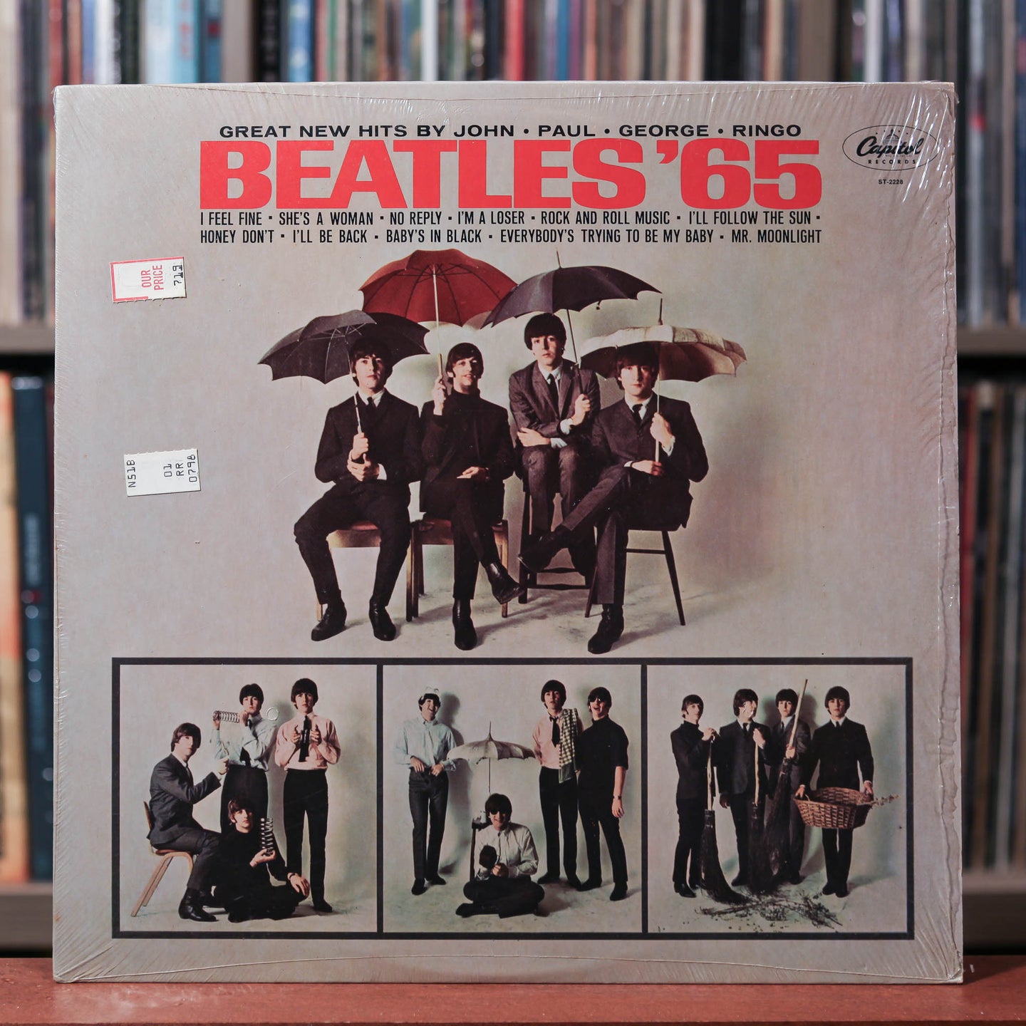 The Beatles - Beatles '65 - Capitol Records, EX/VG w/ Shrink