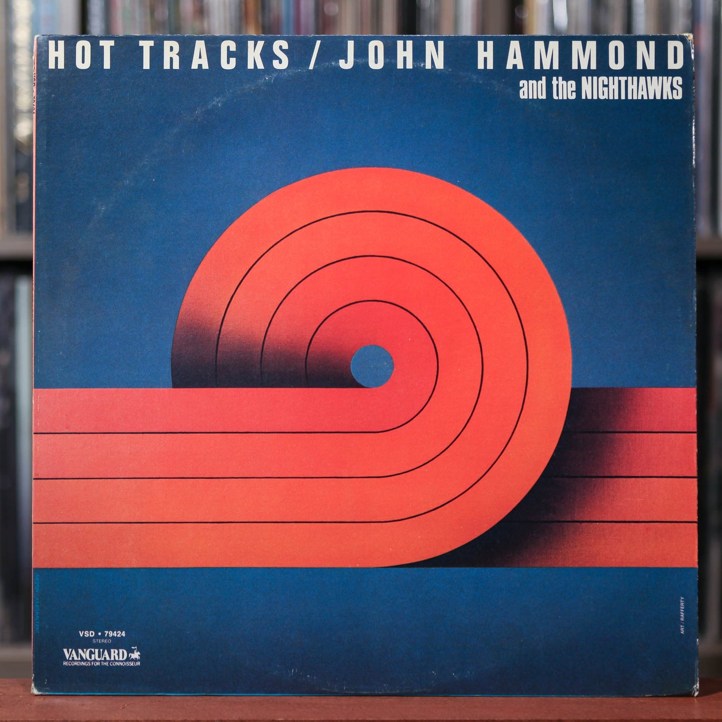 John Hammond And The Nighthawks - Hot Tracks - 1979 Vanguard, EX/VG+
