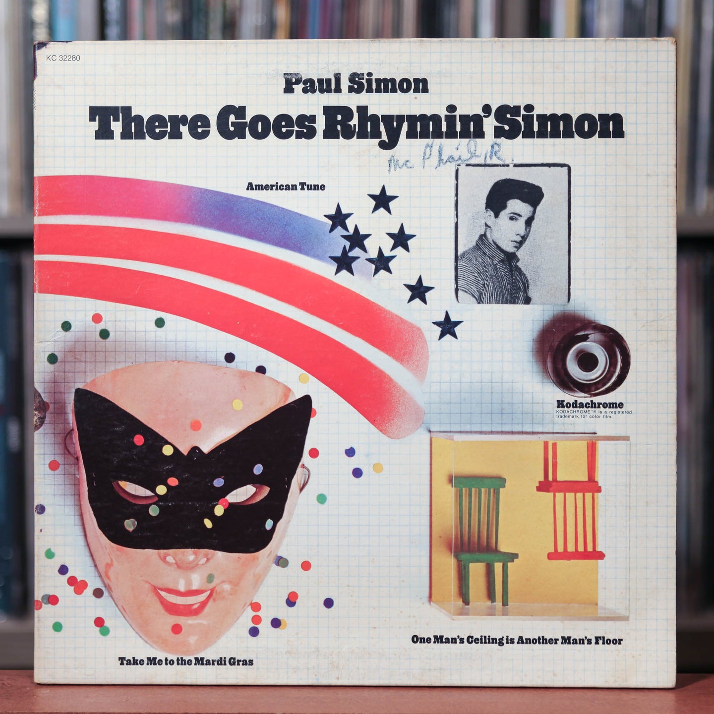 Paul Simon - There Goes Rhymin' Simon - 1973 CBS, VG/G+