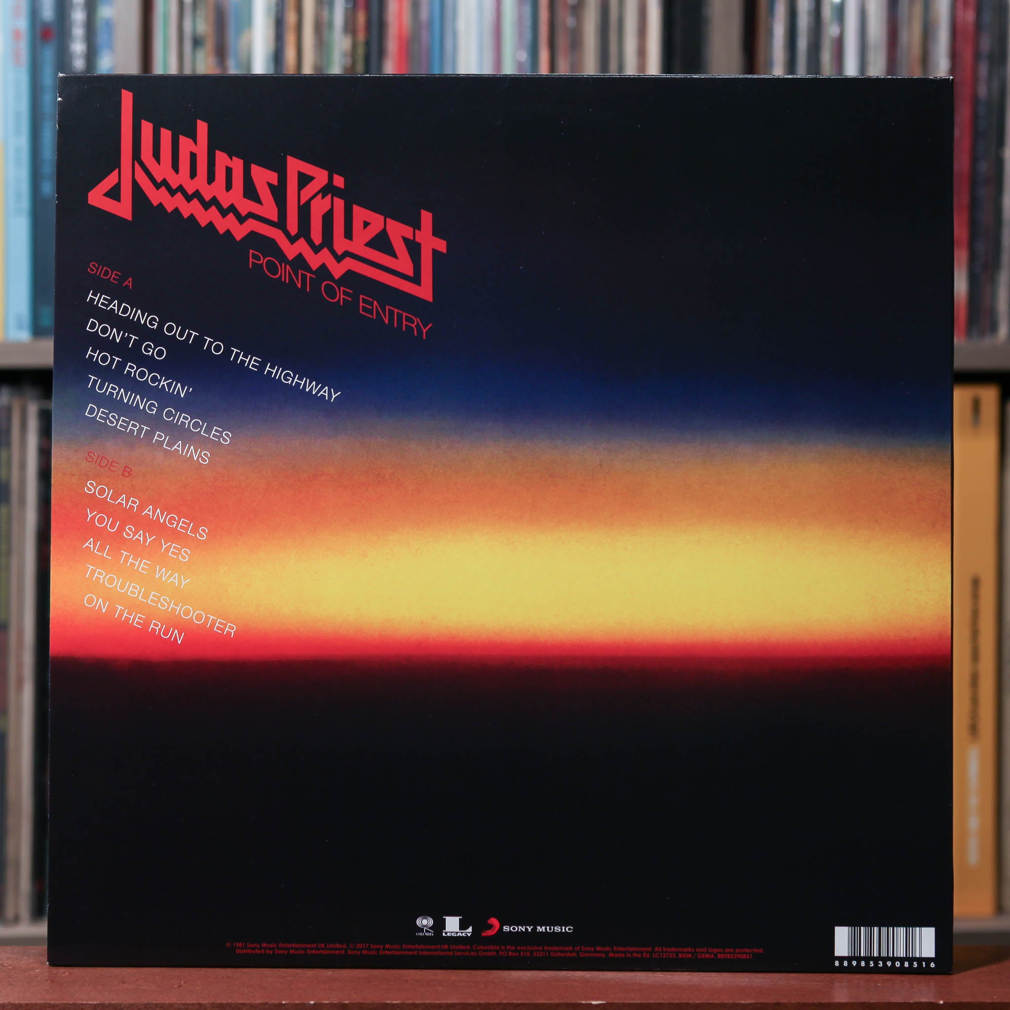 Judas Priest - Point Of Entry - EUROPE 2017 Columbia, VG/EX