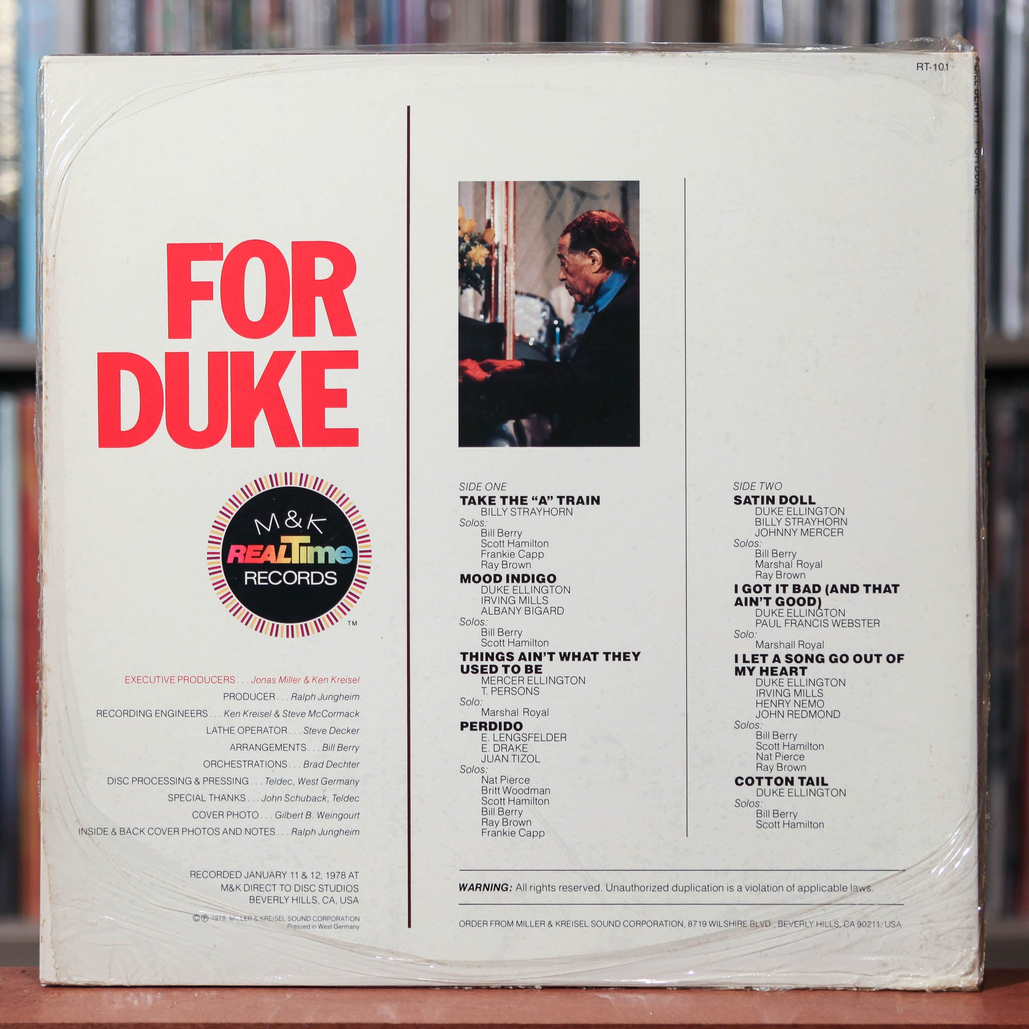 Bill Berry And His Ellington All-Stars - For Duke - 1978 M&K RealTime