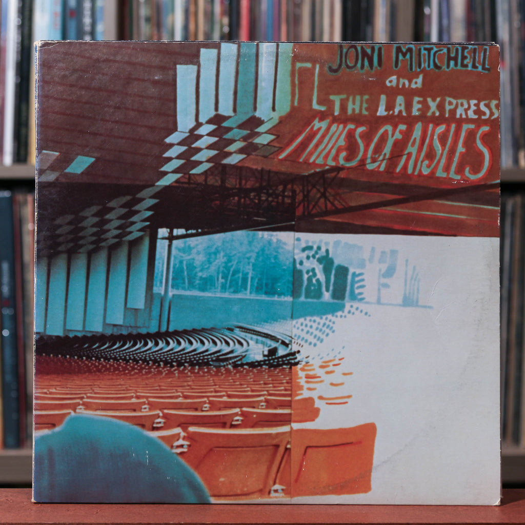 Joni Mitchell - Miles Of Aisles - 2LP - 1974 Asylum, VG+/VG
