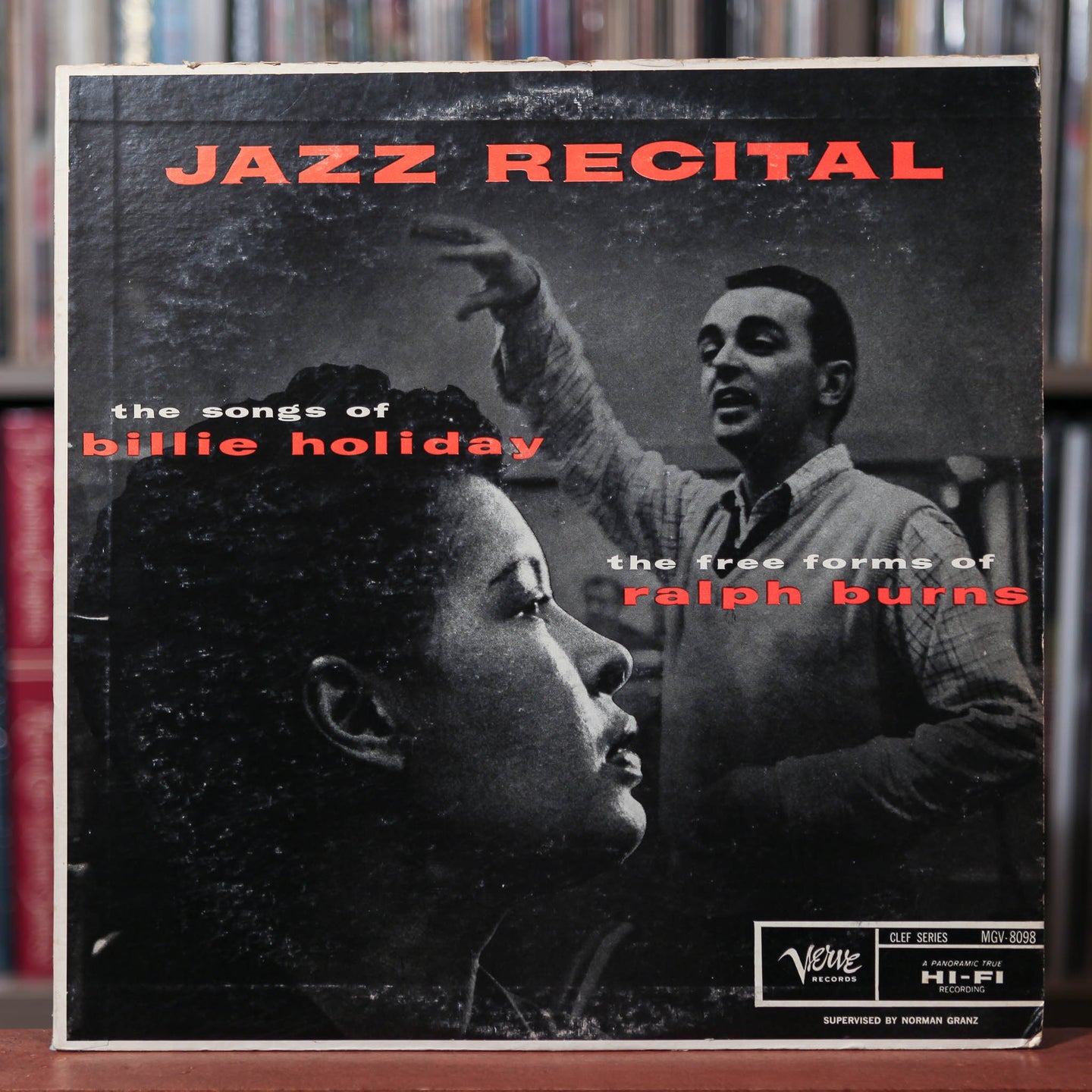 Billie Holiday, Ralph Burns – Jazz Recital - 1956 Verve, VG/VG