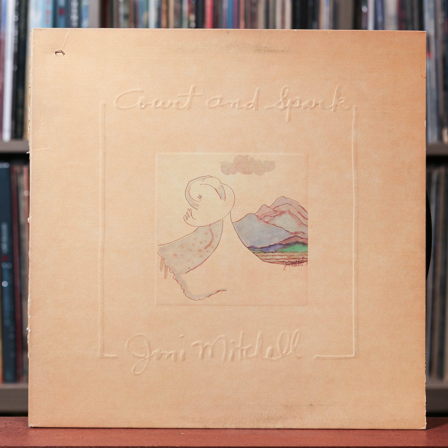 Joni Mitchell - Court And spark - 1974 Asylum, VG+/VG