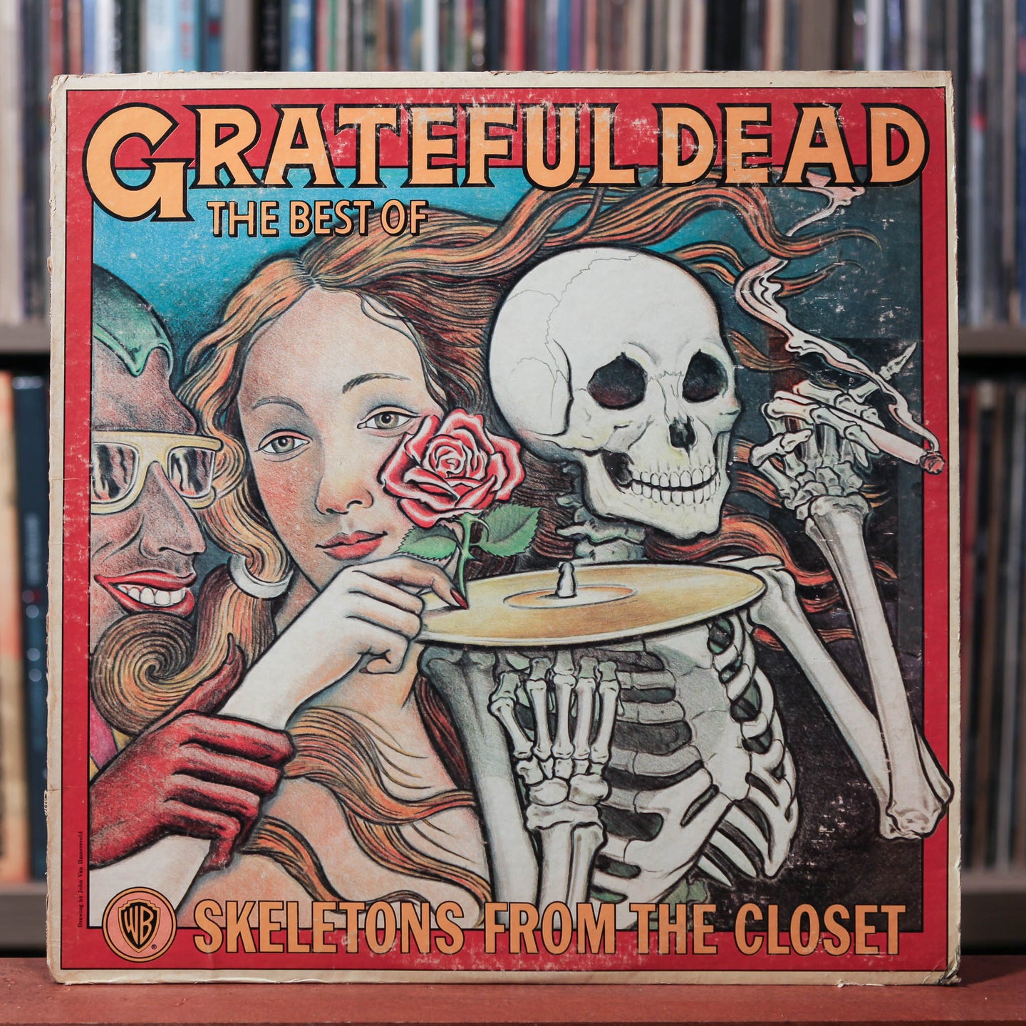 The Grateful Dead - The Best Of The Grateful Dead: Skeletons From The Closet - 1974 Warner Bros, VG/VG+